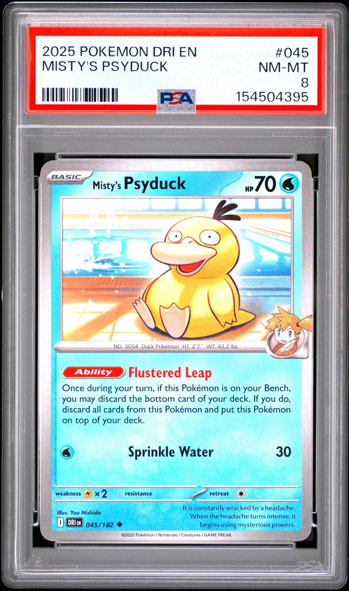 Misty's Psyduck 045/182 Sv10: Destined Rivals Regular for sale