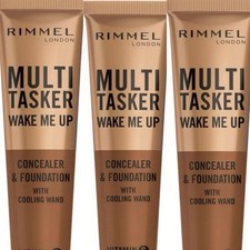 Rimmel Multi-Tasker Wake Me upConcealer & Foundation 20ml Warm coconut x 3 units