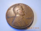 1944 Lincoln Wheat Penny No Mint Mark
