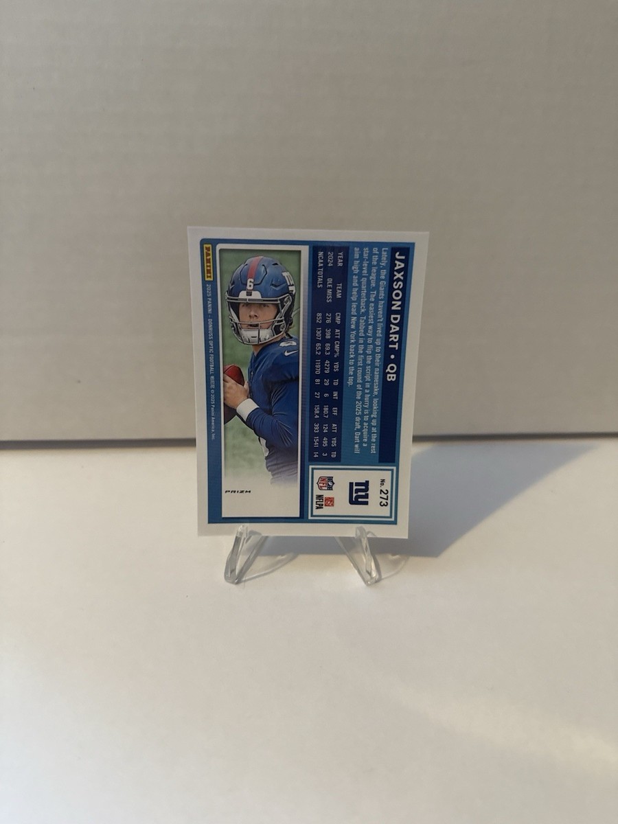 2025 Panini Donruss Optic JAXSON DART Rated Rookie Holo Prizm #273