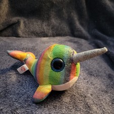 Ty Beanie Boo Nori the Narwhal No Tag 6".