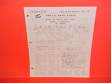 1920-1942 Philco Car Radio Service Manual Model 933 Ford Auburn Cord Deusenberg