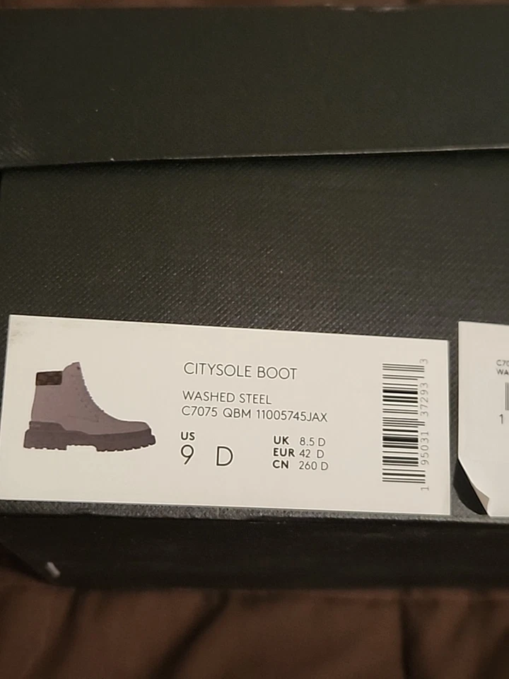 Botas Coach Citysole Gris Gamuza Buen Estado  Foto 4 de 4