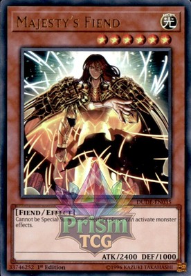 Majesty's Fiend Ultra Rare #DUDE-EN035 Yugioh Ultra Rare