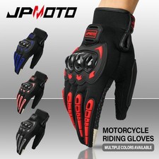 Motorcycle touch screen riding gloves, breathable and durable long finger gloves