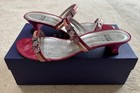 Last chance! Stuart Weitzman strappy kitten heels. Size 9.5 M. Original box. — photo 1