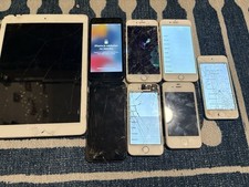 Lot of 8 Apple devices for parts only