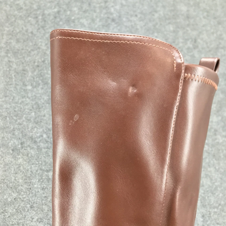 Botas DV Dolce Vita para mujer 9 marrón mariana altas hasta la rodilla imitación cuero cremallera lateral Foto 4 de 4