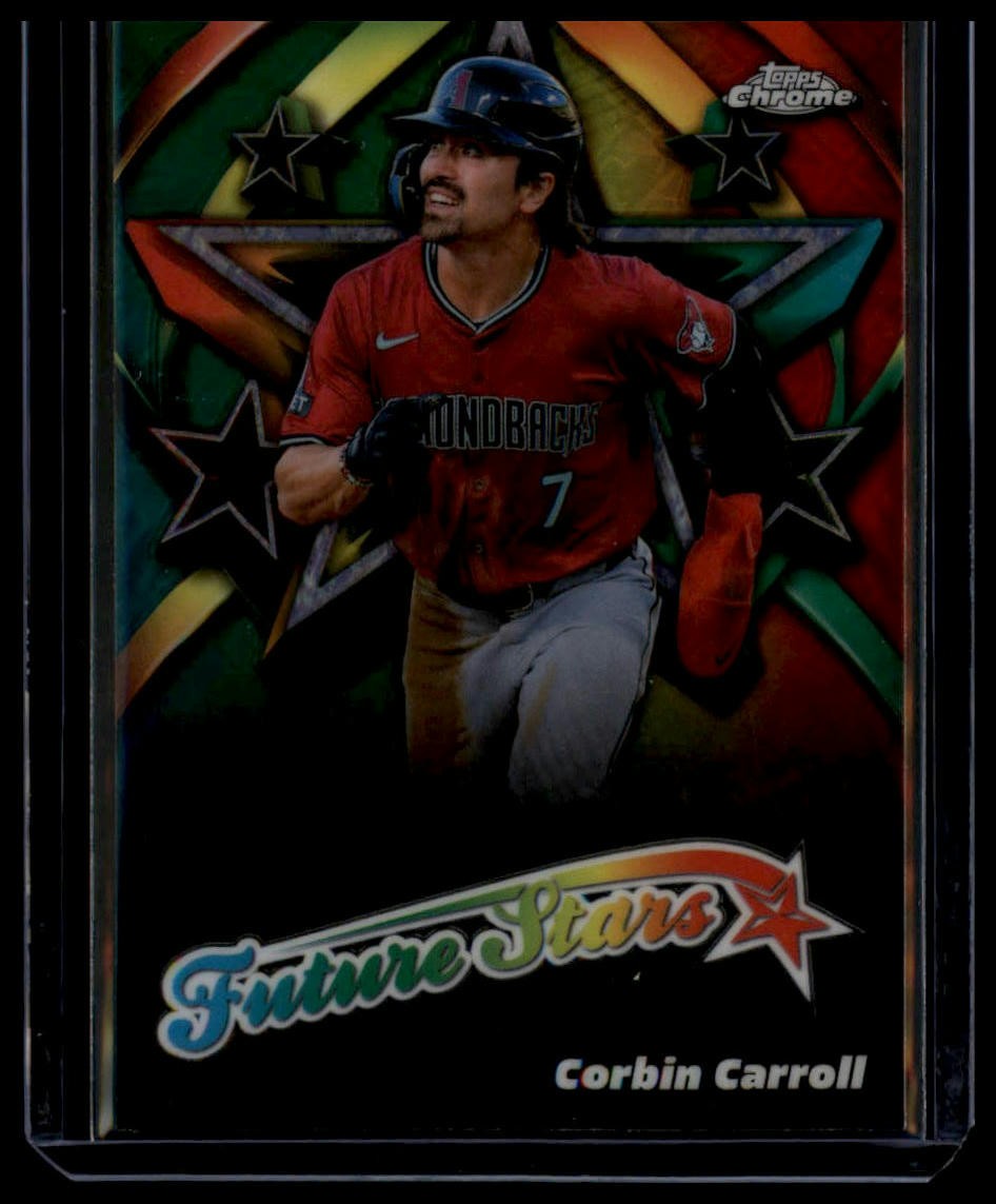2025 Topps Chrome Logofractor #FS-16 Corbin Carroll Future Stars Refractor !!!