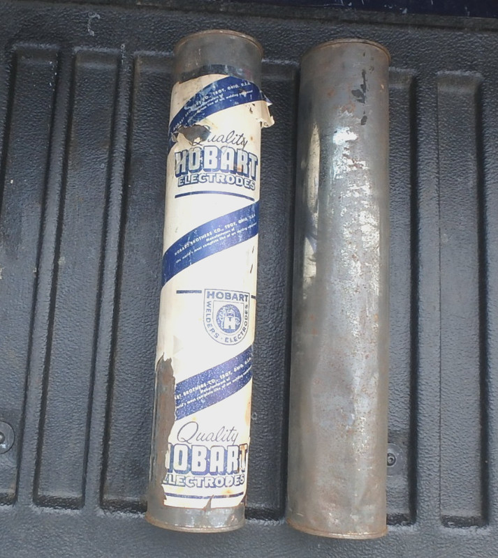 Hobart NOS Welders Electrodes,  3/16",  308L -16,  14",  2x11# Unopened Cans