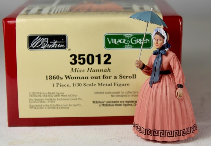 BRITAINS  American Civil War-Village Green-Miss Hanna-with Parasol Set #35012