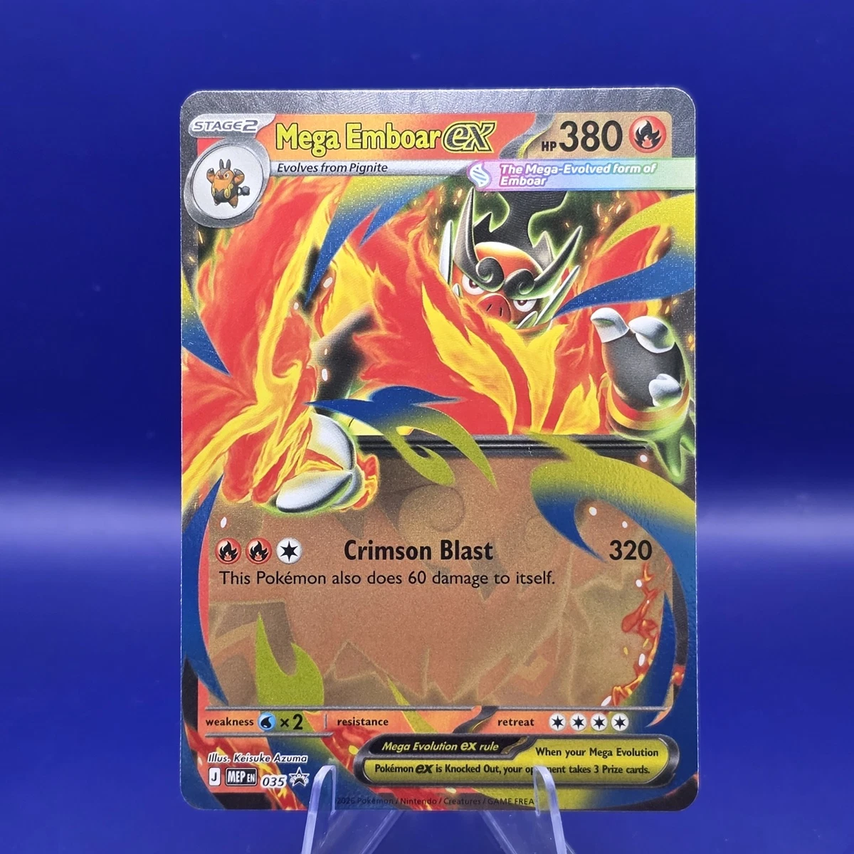 2025 ポケモン MC JP MEGA EMBOAR ex PSA10 Emboar Ex Pokémon TCG Cards for sale | eBay
