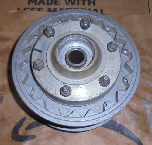 Moto Guzzi Single Disk Front Wheel Hub with Disk Mount and spacer
