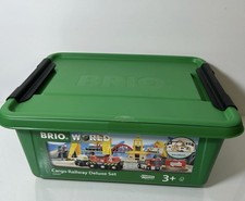 Brio 33097 Cargo Railway Deluxe Set  54 Piece Train Toy with Accessories
