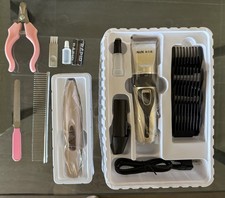 Pet Clippers Hair Cordless Clipper Grooming  + Paw Trimmer + Nail Clippers Etc