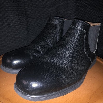 Florsheim Loedin Chelsea Steel Toe Mens Size 10 EEE Black Leather Work Boot