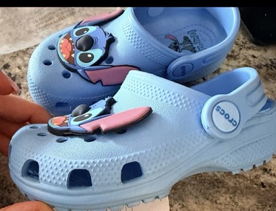 Crocs Stitch Classic Clog Unisex Kids Light Blue Cartoon  display picture 3