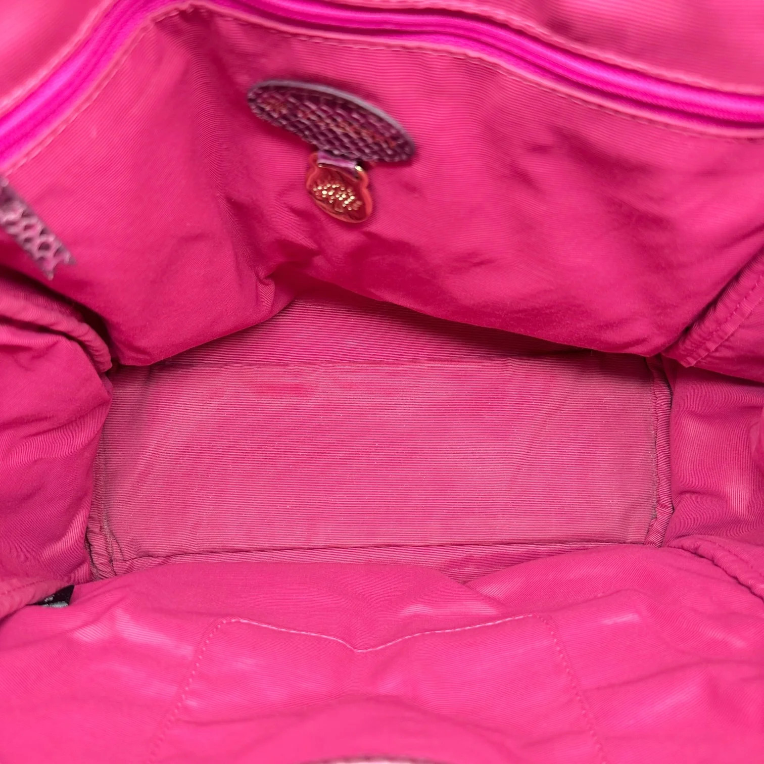 Mulberry Pink & Black Python Studded Roxanne Tote… - image 8