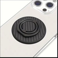 Magnetic Phone Grip, Phone Ring Holder Finger Kickstand Wireless Charging Compat