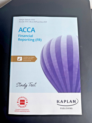 ACCA Financial Reporting Kaplan Study Text by Kaplan Publishing