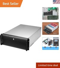 4U Server Chassis Rackmount Case  8 x 3.5 HDD Bays  3 x 5.25 Devices  ATX,...