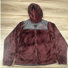 The North Face Girls Oso Hoodie Fleece Jacket Burgundy NF0A3Y73 Size L 14/16