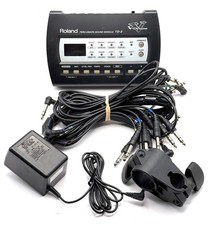 Roland TD-3 V-Drum Sound Module Drum Brain with Cables Adapter and Mount TESTED