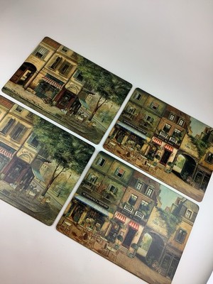 Pimpernel Parisian Street Scenes Cork Backed Place Mat Set of 4