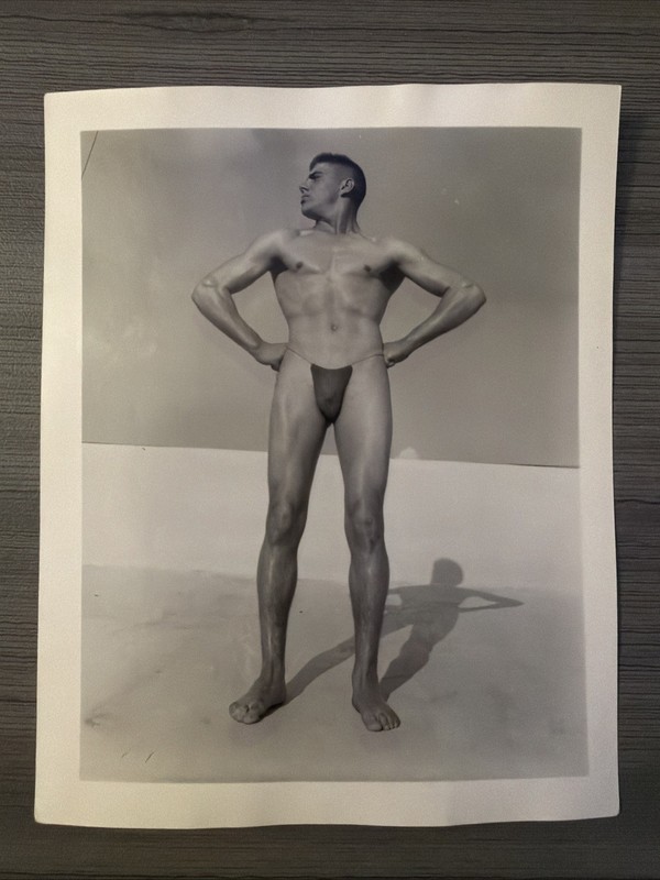 Vintage | Original Print | AMG | Bob Mizer | 4X5 | Photo | Gay Posing Strap Era