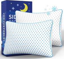 Pillows Queen Size Set of 2 for Sleeping, Cooling Adjustable Memory Foam Pillows