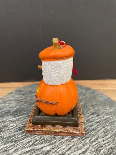 THE S'MORES ORIGINAL "JACK O'LANTERN" HALLOWEEN PUMPKIN ORNAMENT BY MIDWEST - Picture 3 of 6
