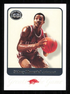 2001 Greats of the Game #70 Sidney Moncrief HOF Basketball Arkansas NM-MT