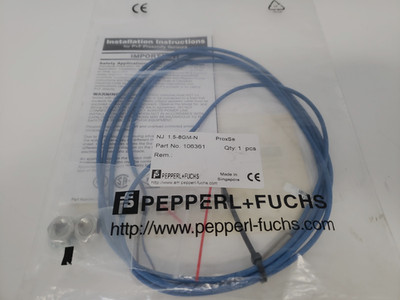 PEPPERL + FUCHS NJ 1.5-8GM-N INDUCTIVE SENSOR 5-25V DC 2 WIRE (106361) NIB