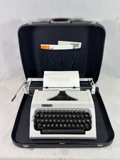 Machine To Typewriter Erika 170/173 Cleaned Revised + Ribbon New Vintage thumbnail