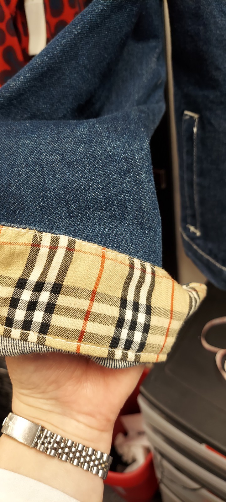 Burberry Denim Jacket - Small - image 6