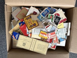 Huge Job Lot of 100's Cigarette Cards Matches Labels etc. Huge Sorters Box.