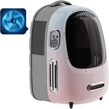 Cat Backpack Carrier with Inbuilt Fan Light, Airline-Approved Pet Backpack Bub
