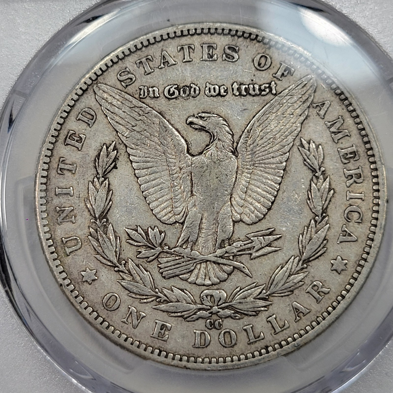 1890 CC $1 Morgan Silver Dollar PCGS XF40 CAC Lovely PQ Circulated *K663
