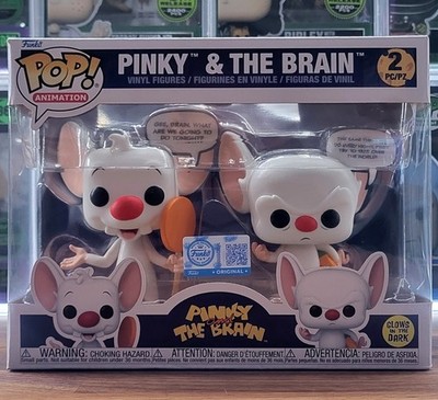 Funko Pop! Animation - Pinky & The Brain - Pinky & The Brain - 2er Pack (Glow in the Dark)