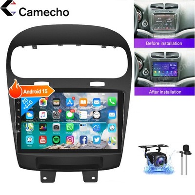 2+64GB For 2012-2020 Dodge Journey Stereo Radio GPS Navi Android 15 BT + Camera