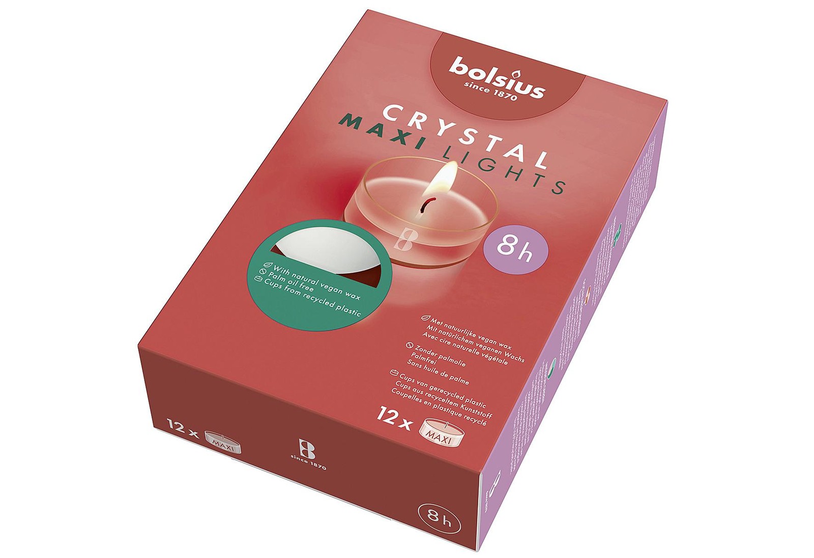 Bolsius Teelichte Crystal Lights 12er Pack 10090₽