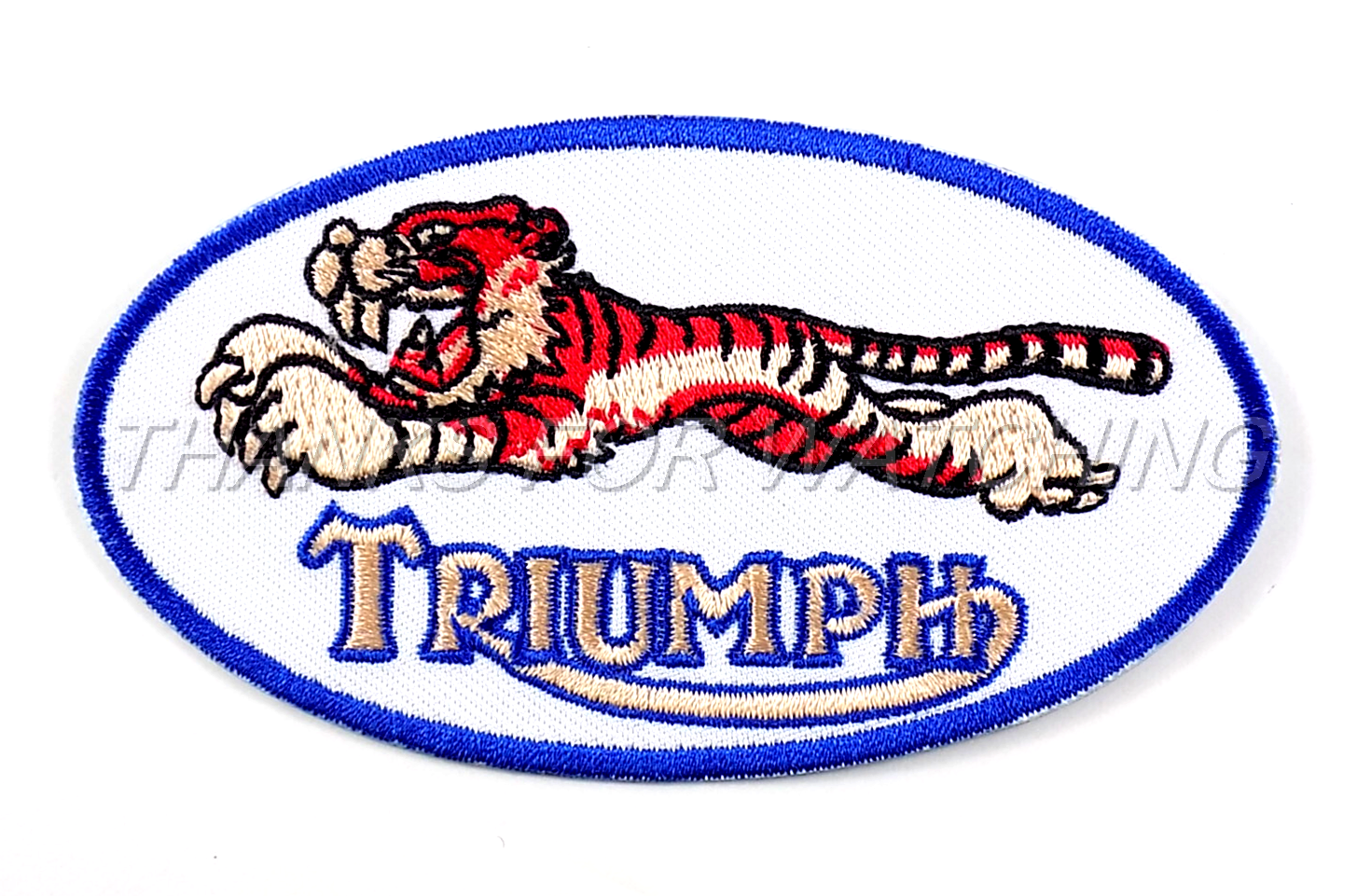Triumph Patch TRIUMPH TIGER EMBROIDERED PATCH IRON/SEW ON 4