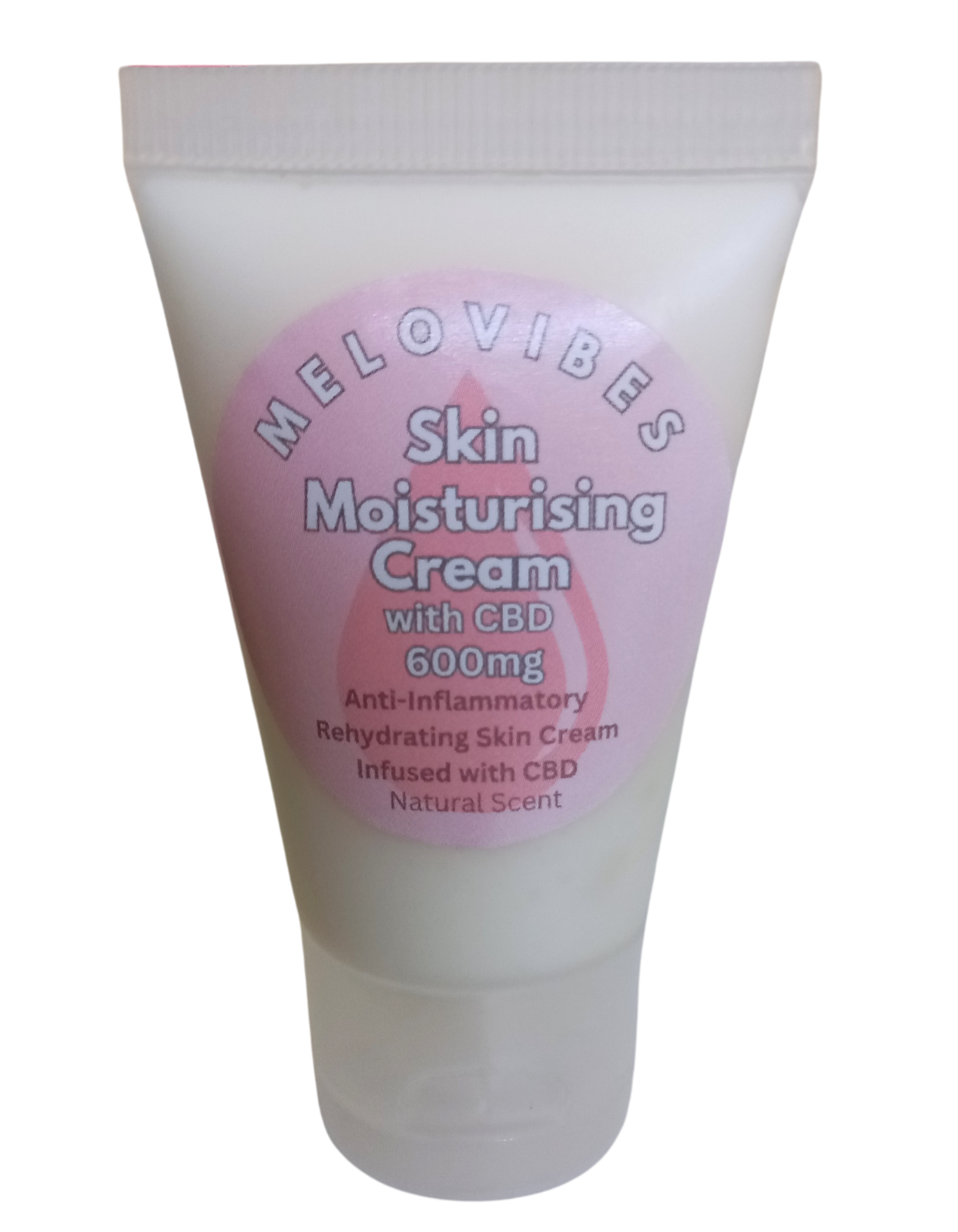 Melovibes Squeezy CBD Relief Body Cream 600mg - Soothing Dry Skin Moisturiser