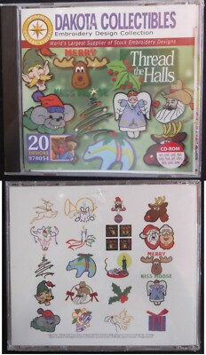 Dakota Collectibles Embroidery Design CD - Thread the Halls 970054