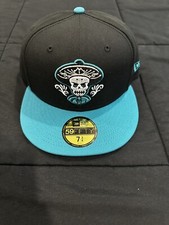 Men's New Era Black Albuquerque Isotopes Copa De La Diversion 59FIFTY Fitted Hat