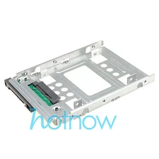 2.5" SSD SAS to 3.5" SATA Hard Disk Drive HDD Adapter CADDY TRAY Hot Swap Plug