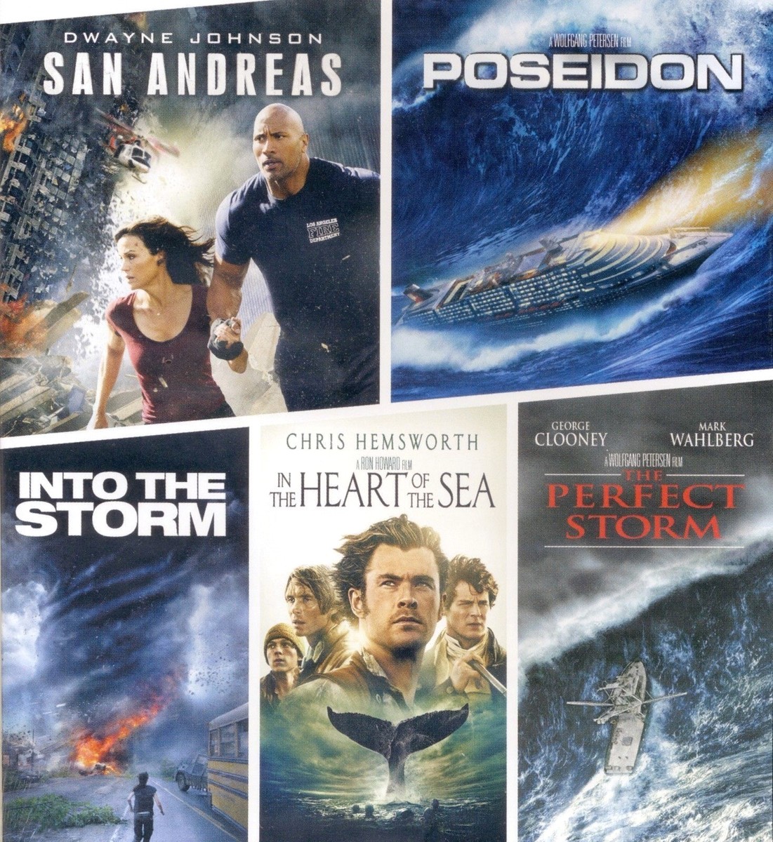 5 PG-13 survival movies San Andreas, Poseidon, Into Storm, Heart