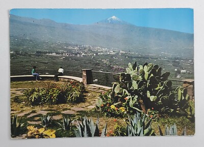 Postcard La Orotava Valley Tenerife Humboldt Balcony Spain Espana Cactus A4
