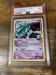 POKEMON 2009 Platinum Rising Rivals Cosmos GALLADE 4 Holo #20 PSA 7 RARE
