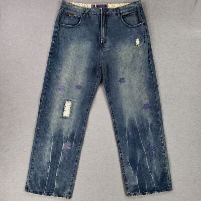 Vintage LRG Jeans 40x34 Baggy Loose Heavy Weight Retro 90s 2000s Classic WideLeg